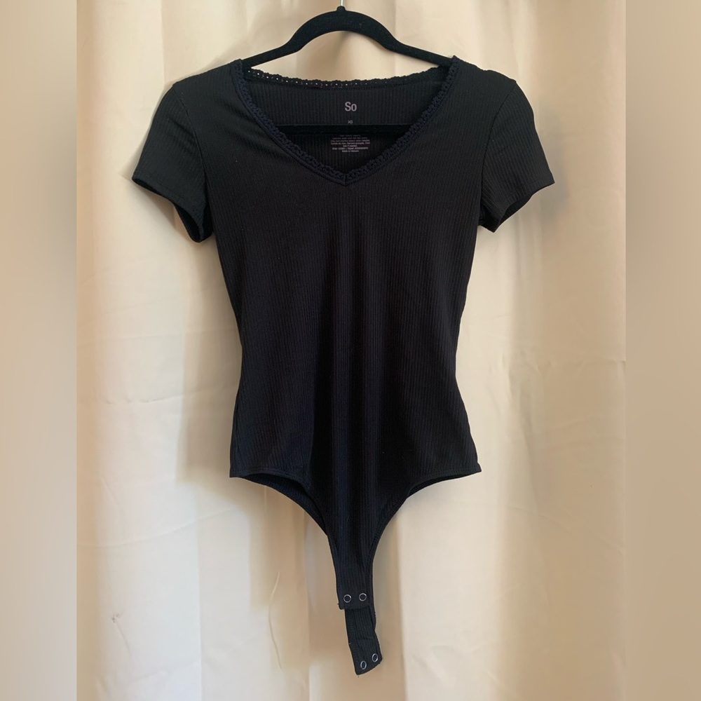So • Black Bodysuit